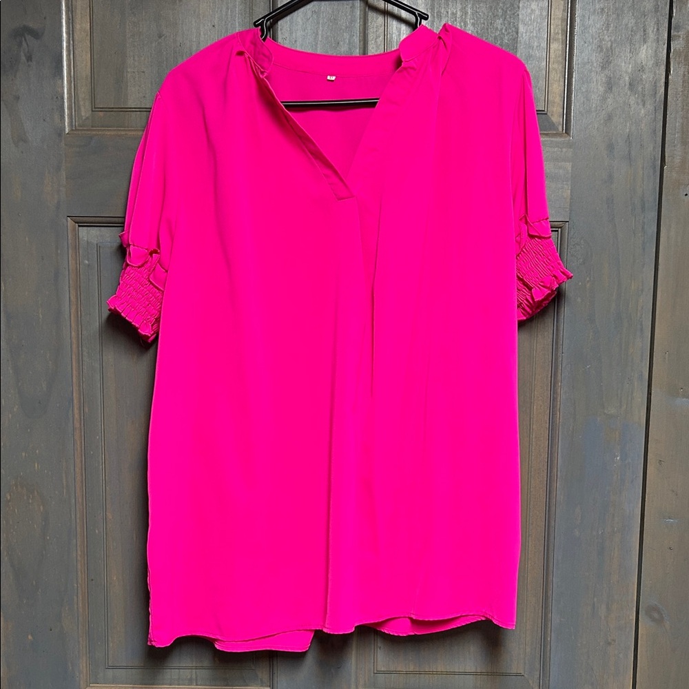 Vibrant Pink Women's Top